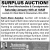 Surplus Auction!