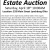 Estate Auction