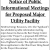 Notice of Public Informational Meetings