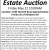 Estate Auction