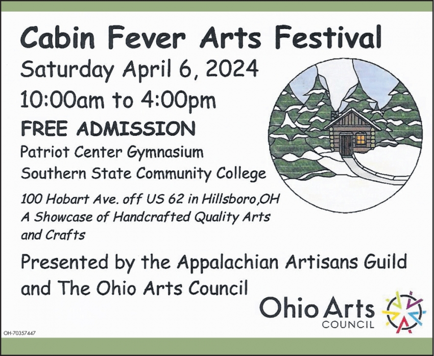 Cabin Fever Arts Festival (April 6, 2024)