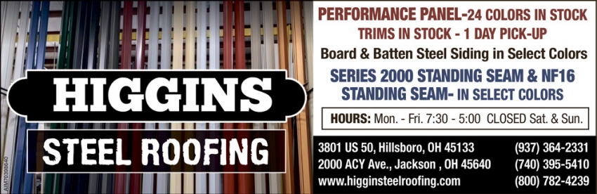 Higgins Steel Roofing