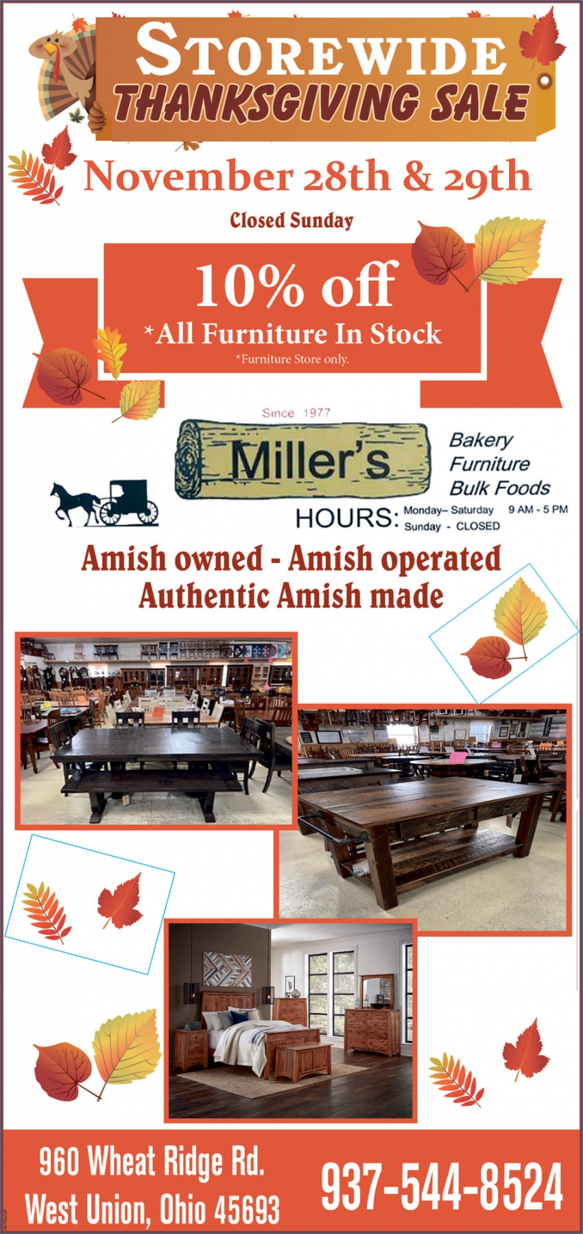 Miller's Bakery & Furniture