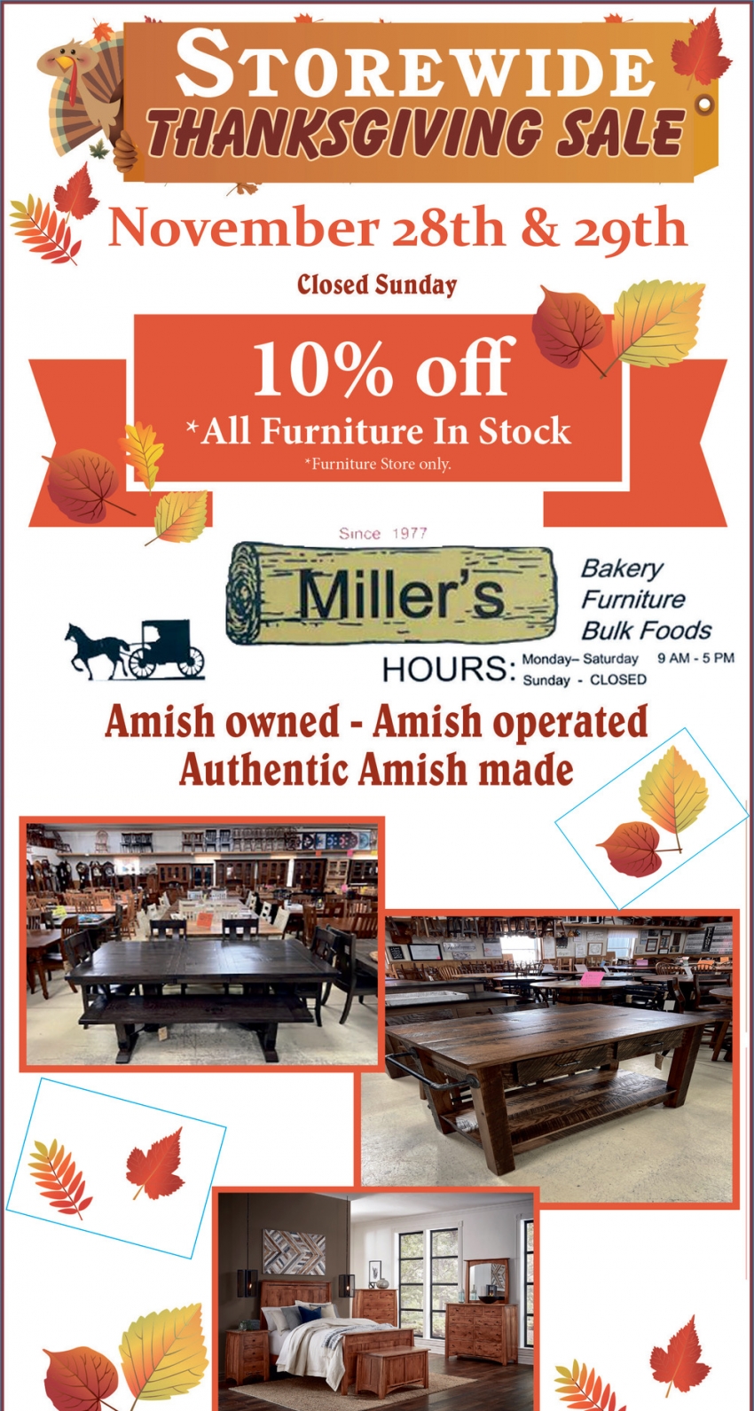 Miller's Bakery & Furniture