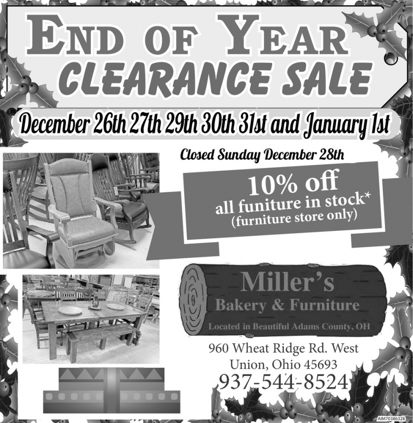 Miller's Bakery & Furniture