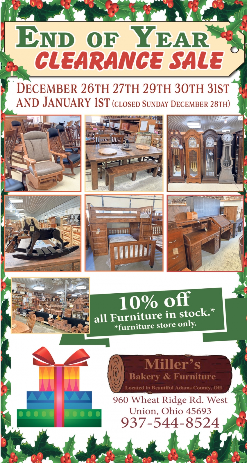 Miller's Bakery & Furniture