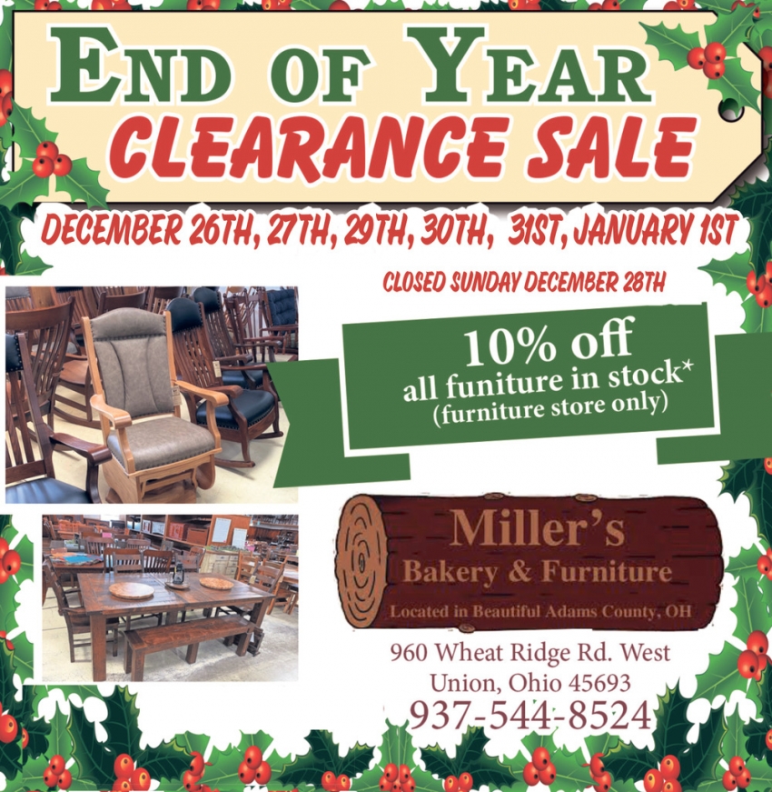 Miller's Bakery & Furniture
