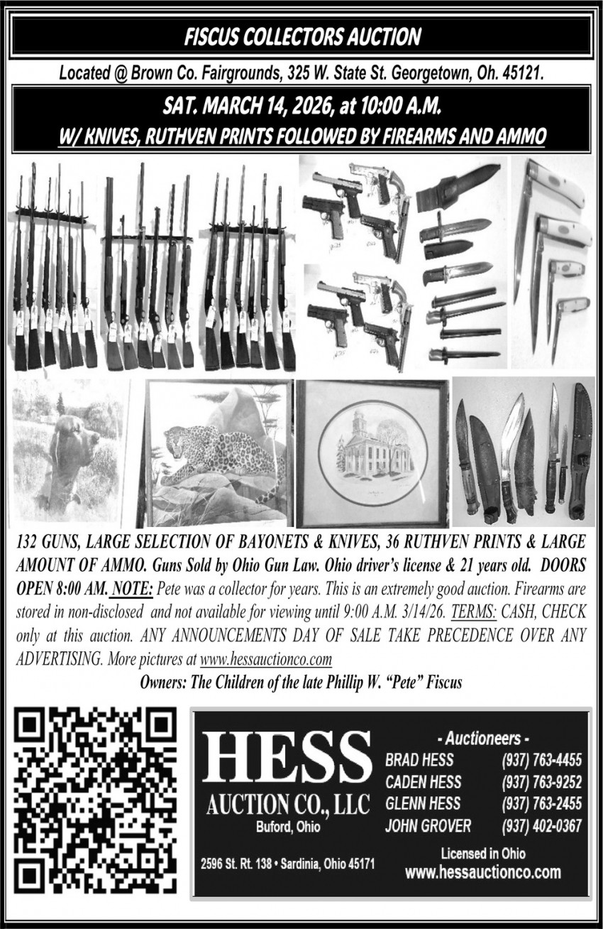 Hess Auction Co