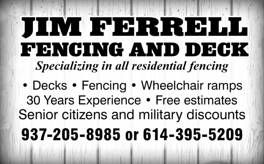 Jim Ferrell Fencing and Deck