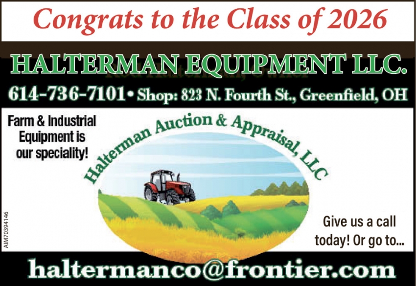 Halterman Equipment, LLC & Halterman Auction & Appraisal, LLC