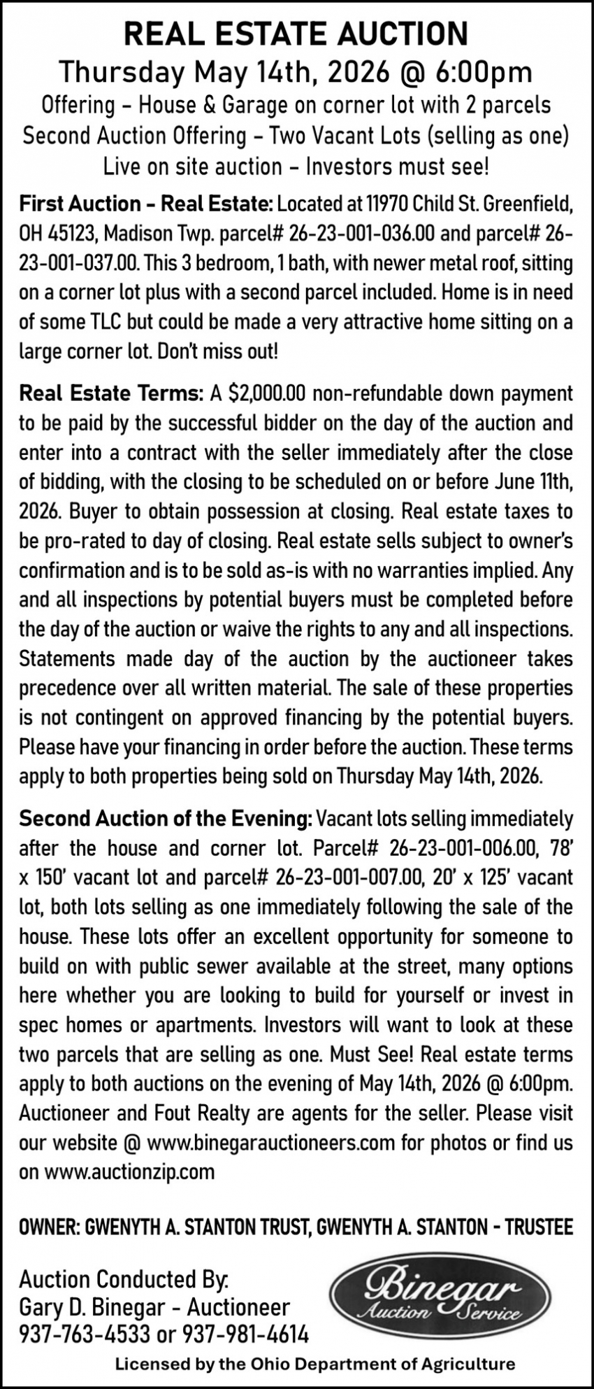 Binegars Truck Auto & Camper Sales