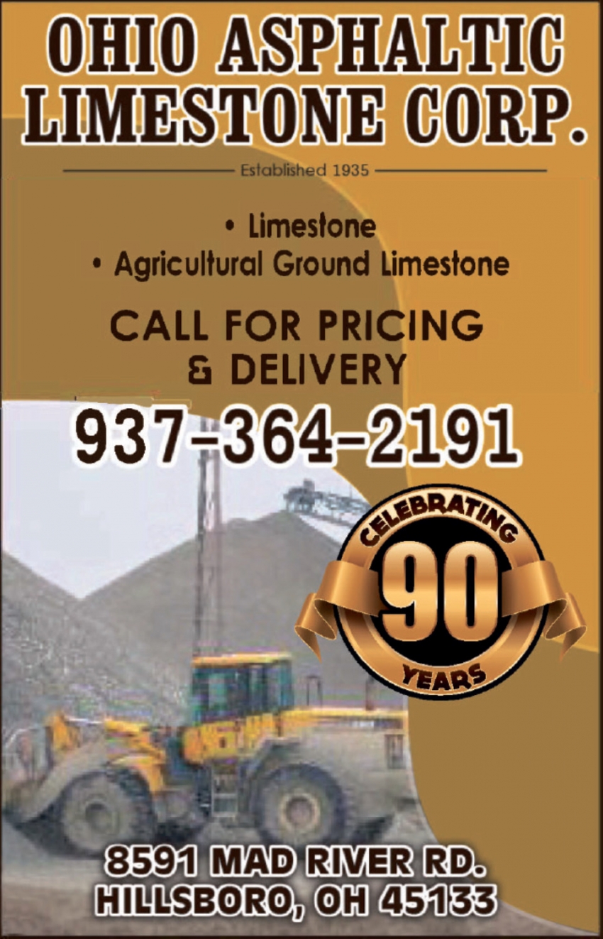 Ohio Asphaltic Limestone