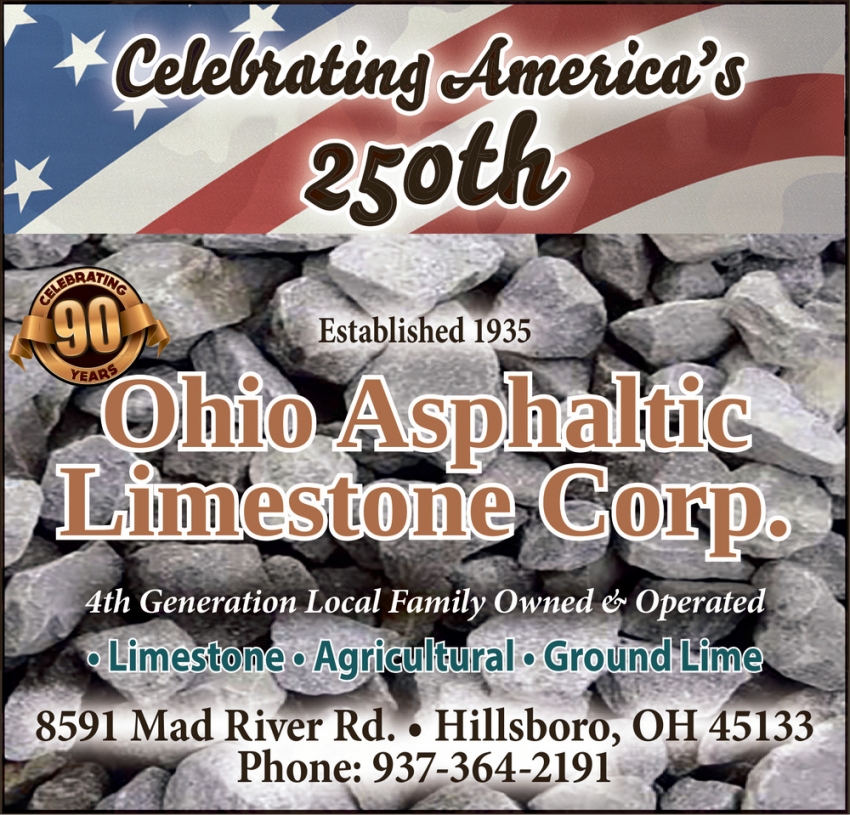 Ohio Asphaltic Limestone