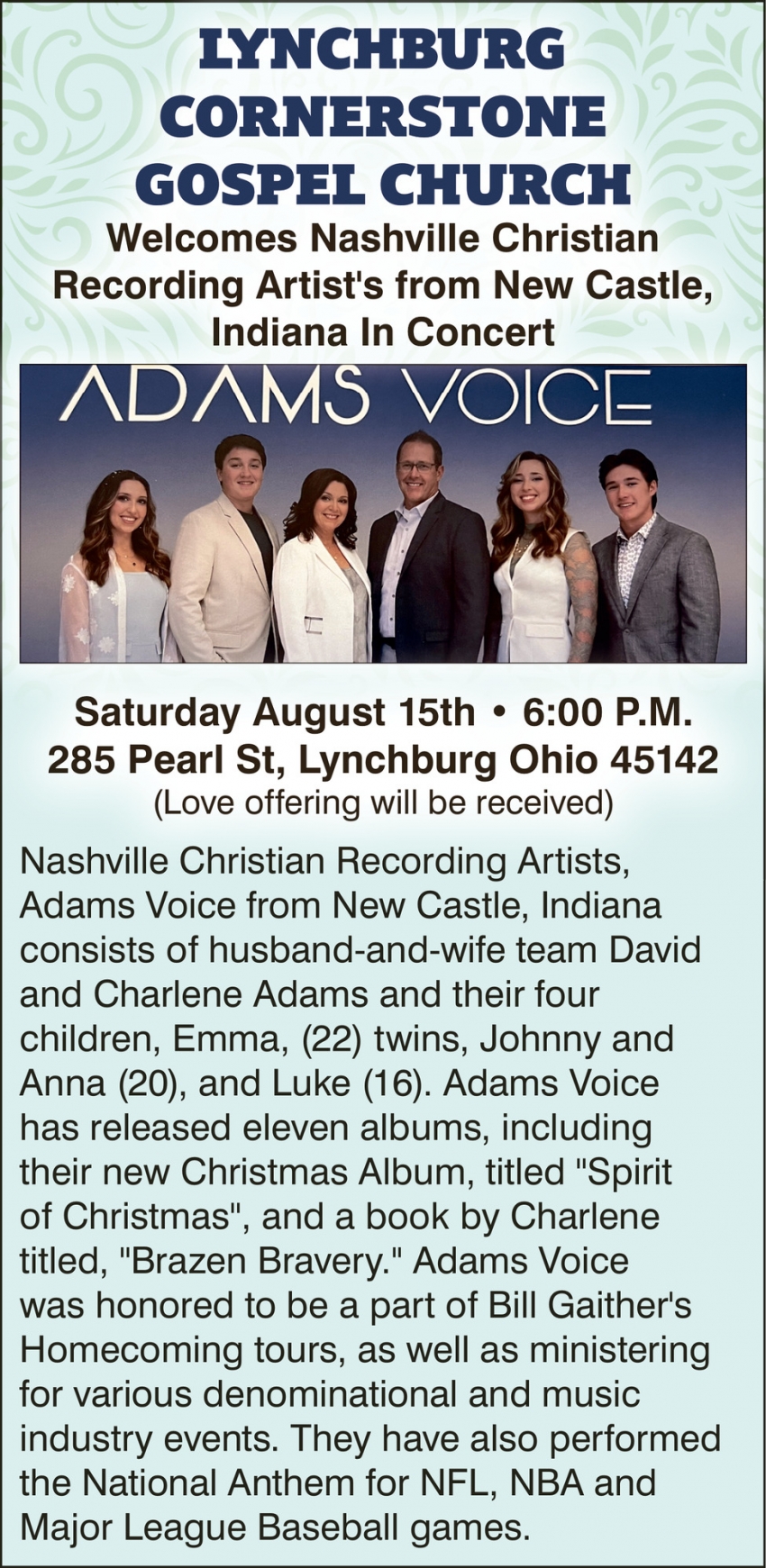 Lynchburg Cornerstone Gospel Church