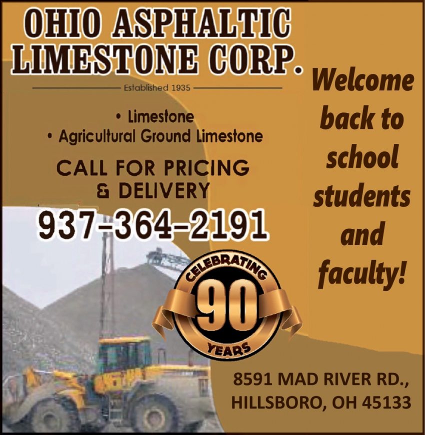 Ohio Asphaltic Limestone