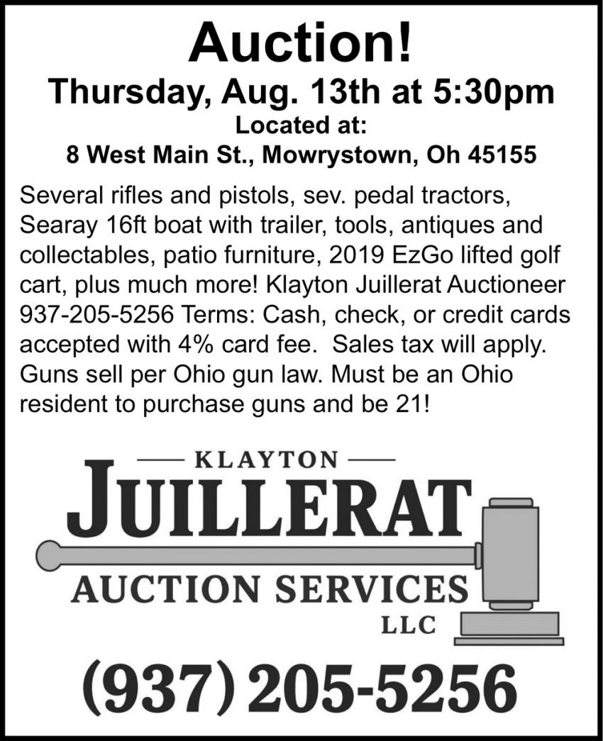 Klayton Juillerat - Nationwide Auctions & Realty LLC