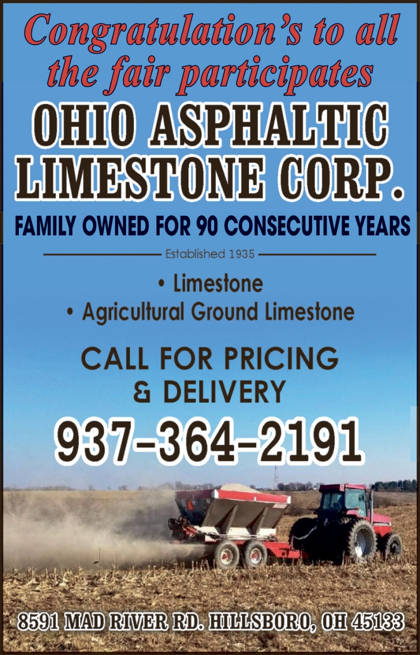 Ohio Asphaltic Limestone