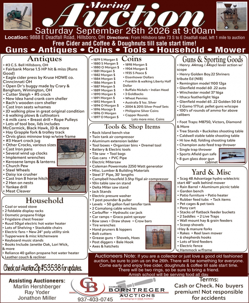 Christy Borntreger Auctioneer