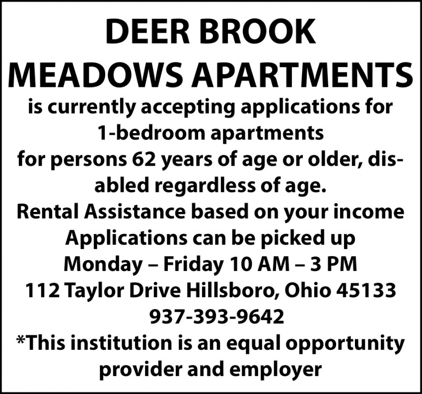 Deer Brook Meadows Apartment