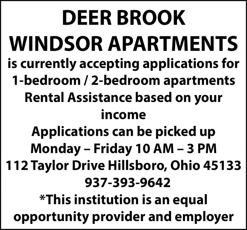 Deer Brook Meadows Apartment