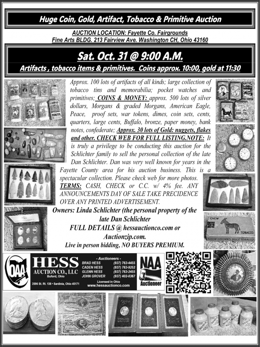 Hess Auction Co