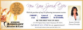 New Year Special Offer