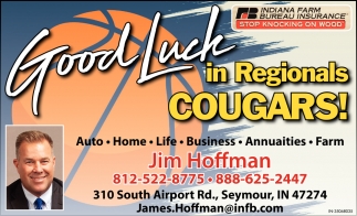 Good Luck In Regionals Cougars!