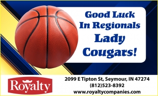 Good Luck In Regionals Lady Cougars!