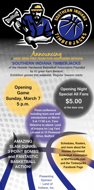 Announcing New Semi-Pro Team For Southern Indiana