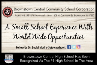 A Small School Experience With World Wide Opportunities