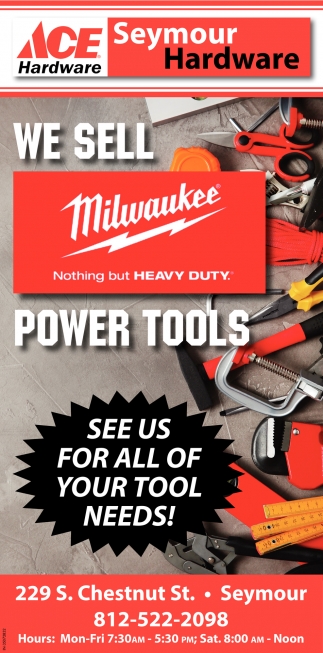 We Sell Milwaukee Power Tools