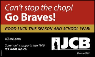 Can't Stop The Chop! Go Braves!