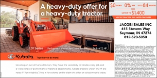 A Heavy-Duty Offer For A Heavy-Duty Tractor