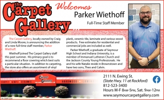 Welcomes Parker Wiethoff