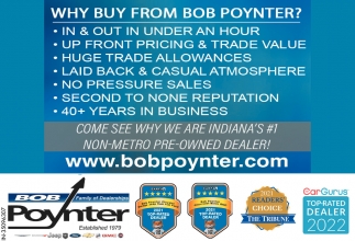 Why Buy From Bob Poynter?