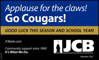 Applause for The Claws! Go Cougars!