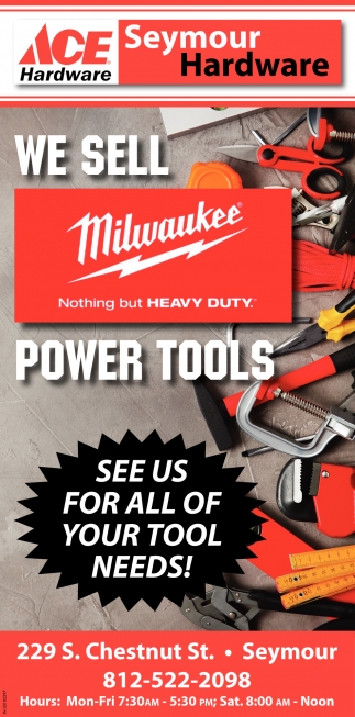 We Sell Milwaukee Power Tools