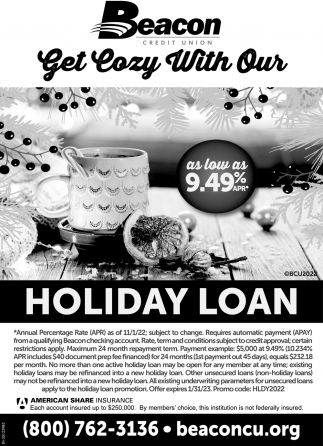 Get Cozy With Our Holiday Loan