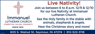 Live Nativity!