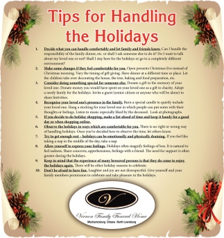 Tips For Handling The Holidays