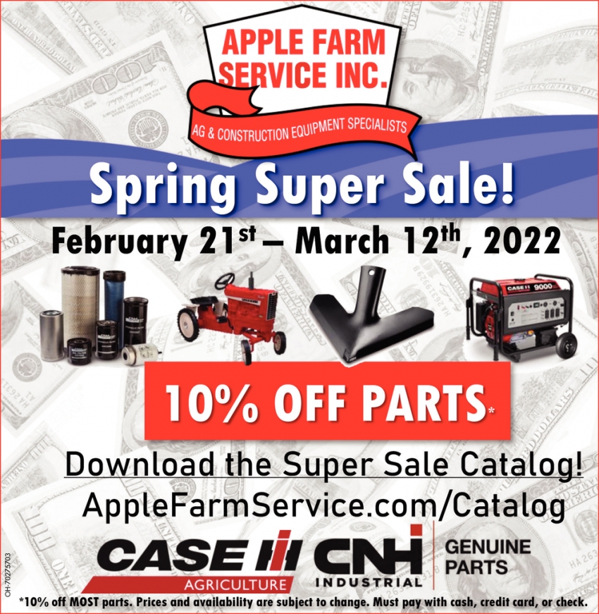 Spring Super Sale!