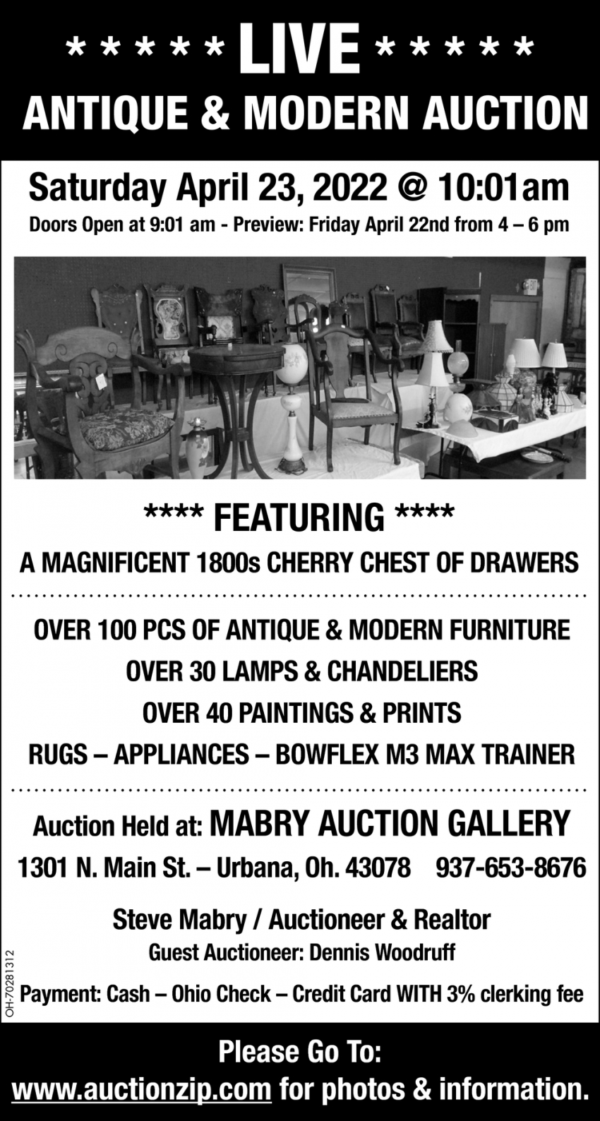 Live Antique & Modern Auction