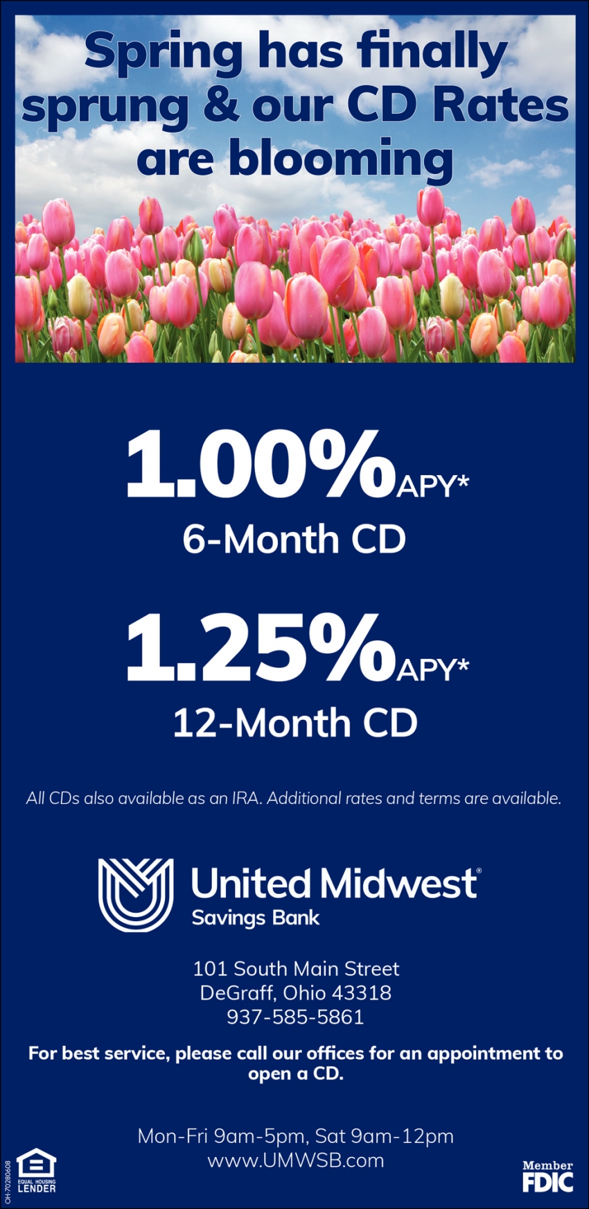 Spring Has Finally Sprung & Our CD Rates Are Blooming