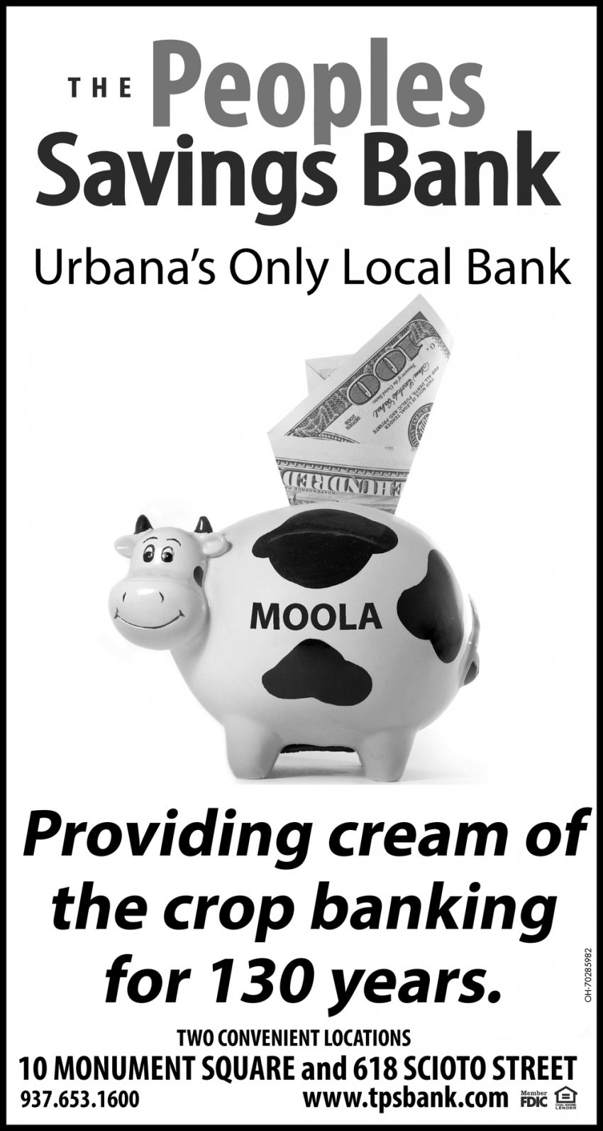 Providing Cream of the Crop Banking for 130 Years