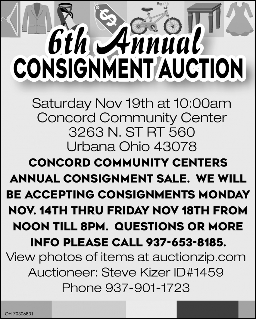 6th Annual Consignment Auction