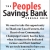 The Peoples Savings Bank