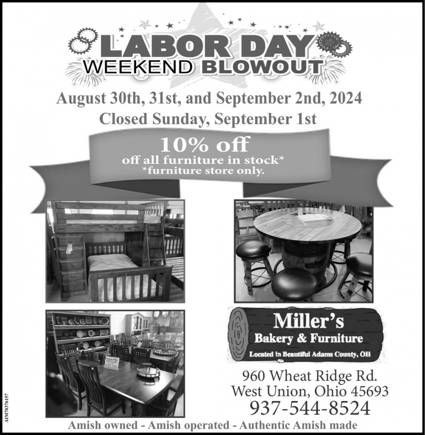 Labor Day Weekend Blowout