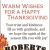 Warm Wishes for A Happy Thanksgiving