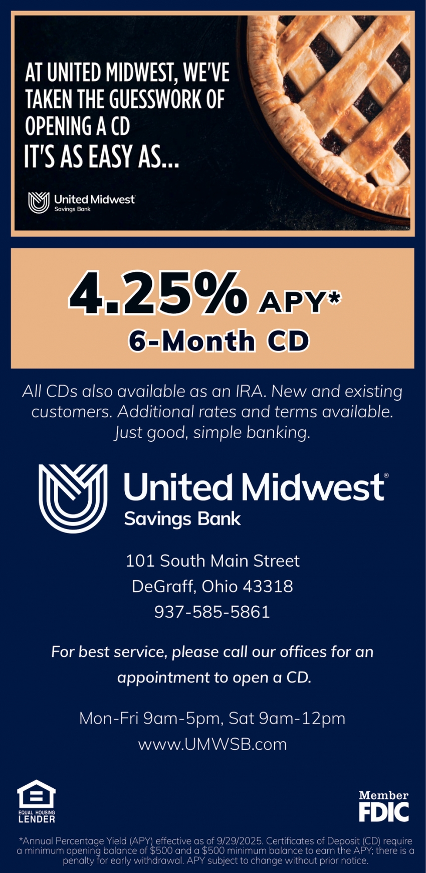 United Midwest Savings Bank - DeGraff