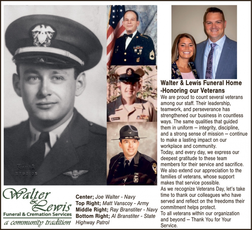 Walter & Lewis Funeral & Cremation Services